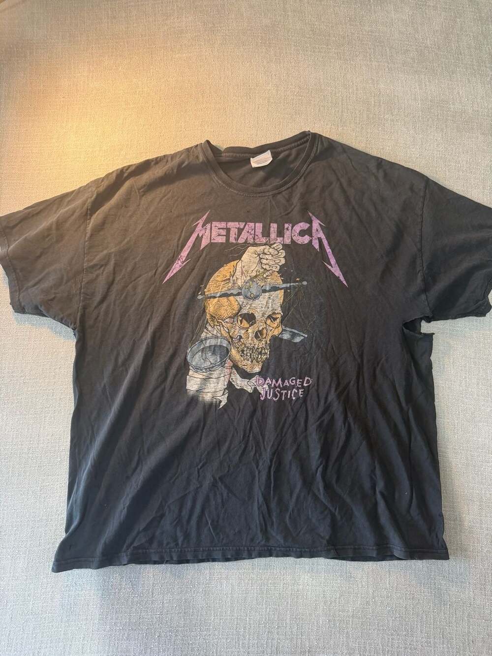 1988 Metallica Damaged Justice Tee,